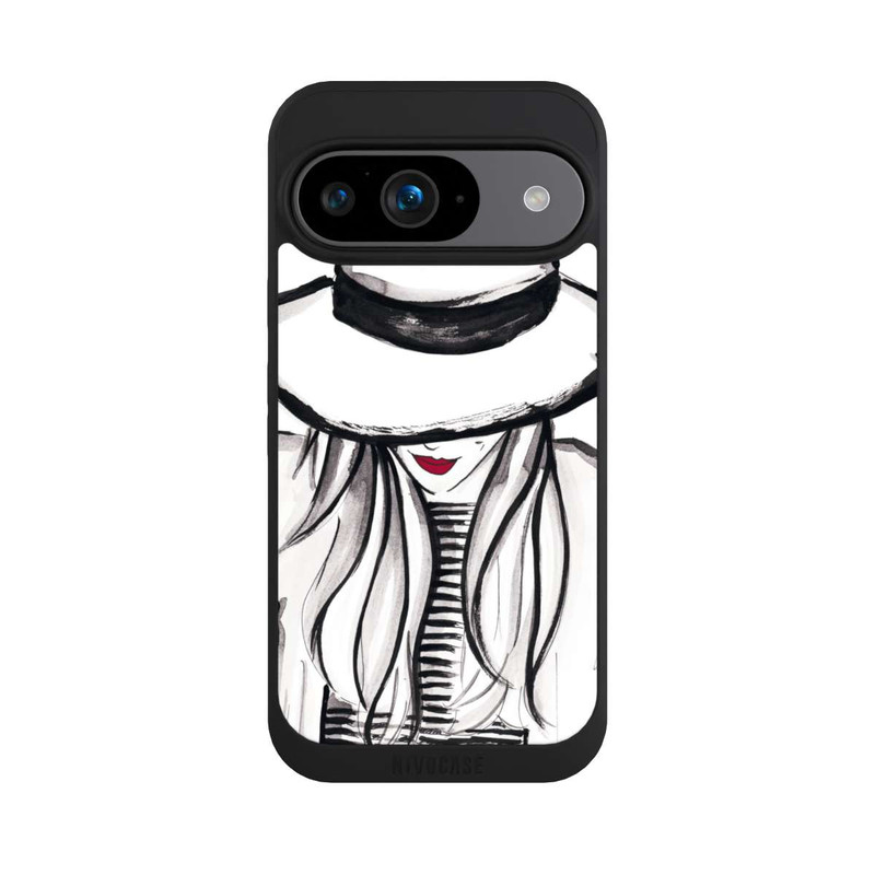 Pixel 9 NIVOpure Powerfrau mit Hut