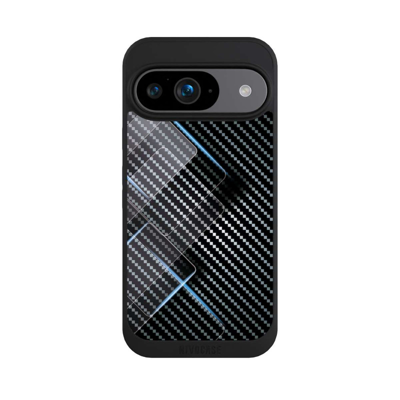 Pixel 9 NIVOpure Blue Carbon Lines