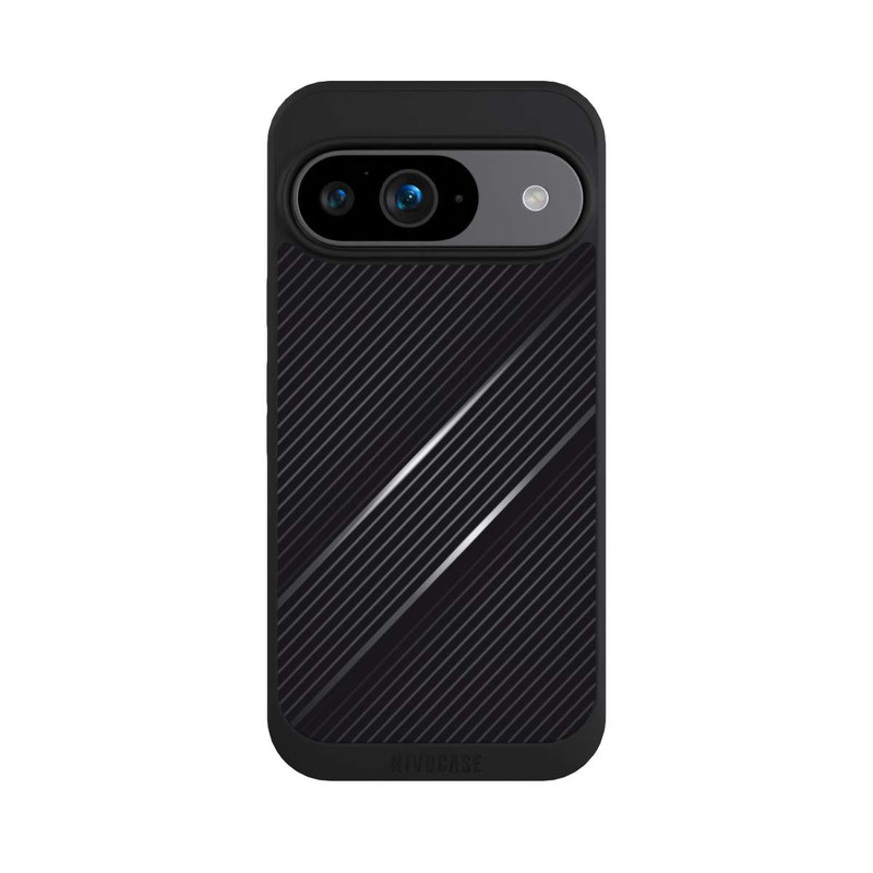 Pixel 9 NIVOpure Lignes Aspect Fibre de Carbone