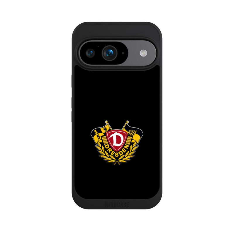 Pixel 9 NIVOpure Dynamo Wappen mit Fahnen