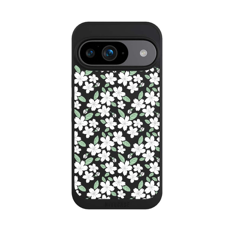 Pixel 9 NIVOpure Weisse Blüten ohne Hintergrund