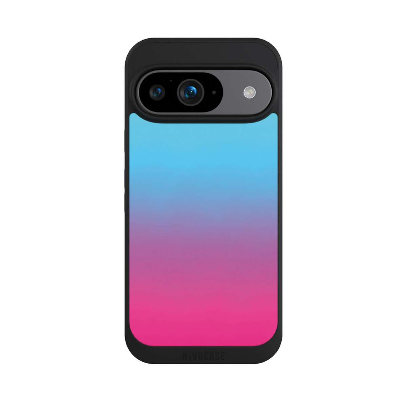 Pixel 9 NIVOpure Dégradé de Couleur Bleu Rose Vif