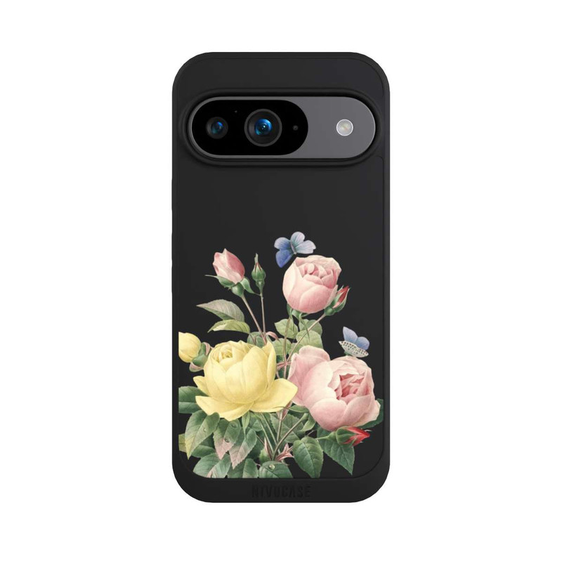 Pixel 9 NIVOpure Pastell Rosen ohne Hintergrund