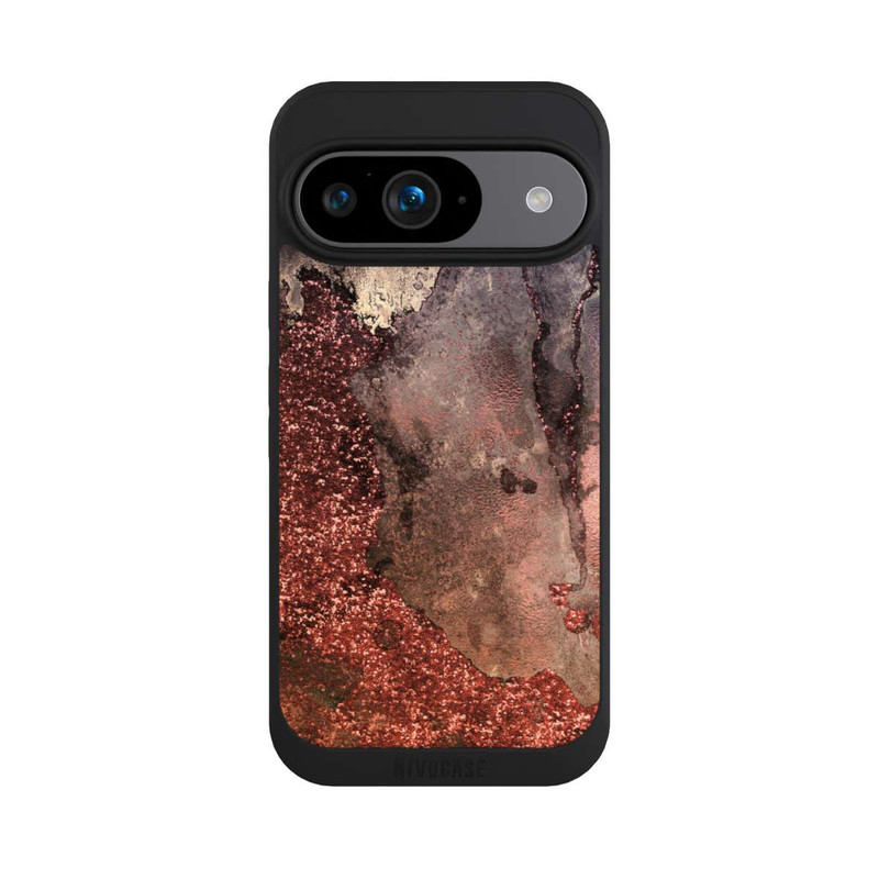 Pixel 9 NIVOpure  Brauner Glitzer Marmorlook