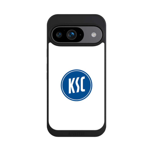 Google Pixel 9 NIVOpure KSC Logo auf Weiß