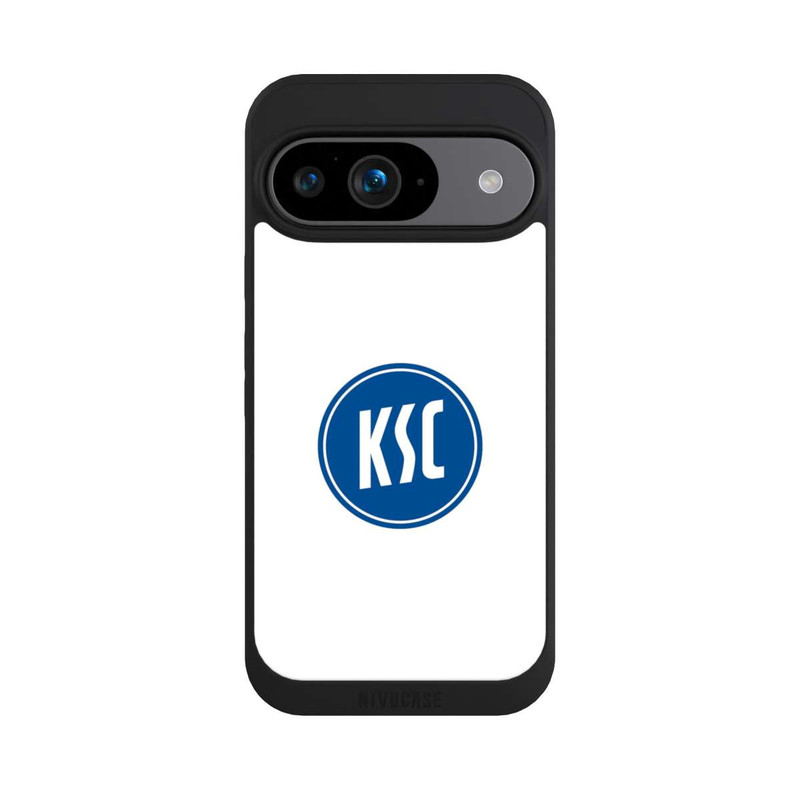Pixel 9 NIVOpure KSC Logo auf Weiß