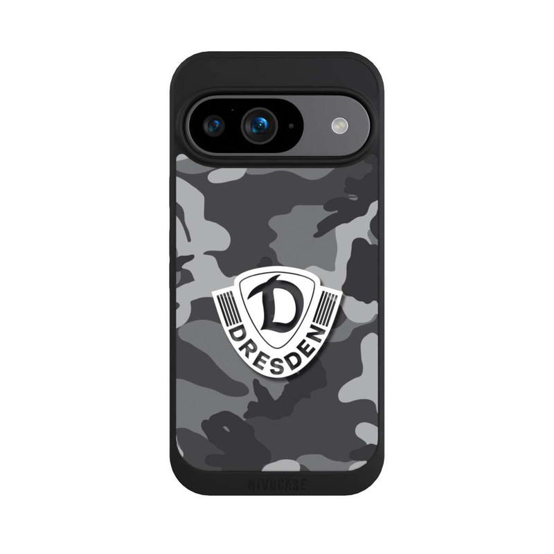 Pixel 9 NIVOpure Dresden Camouflage Grau - Dynamo Dresden