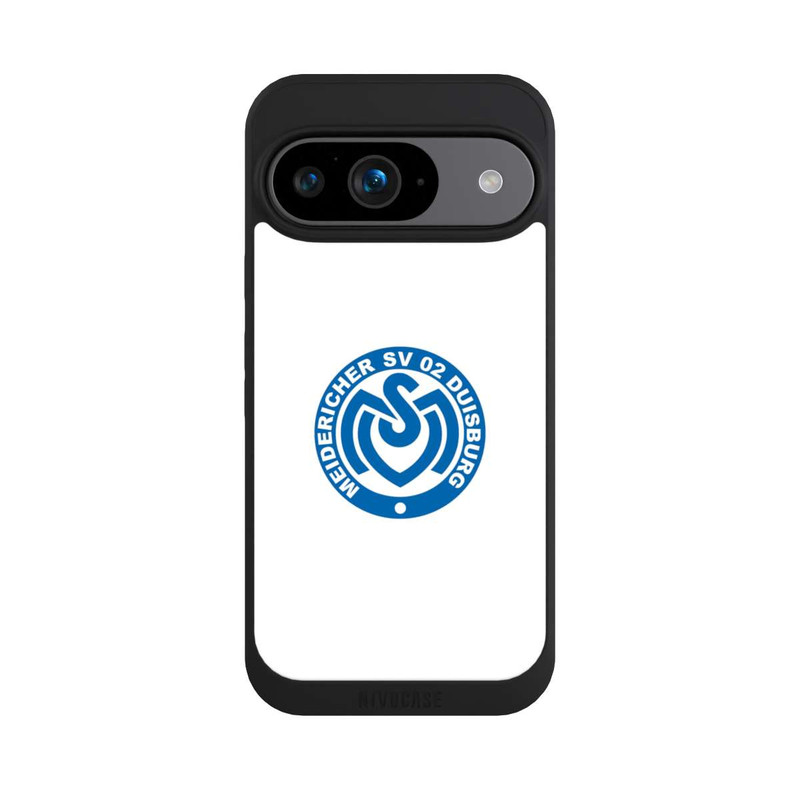 Pixel 9 NIVOpure MSV Logo auf Weiß