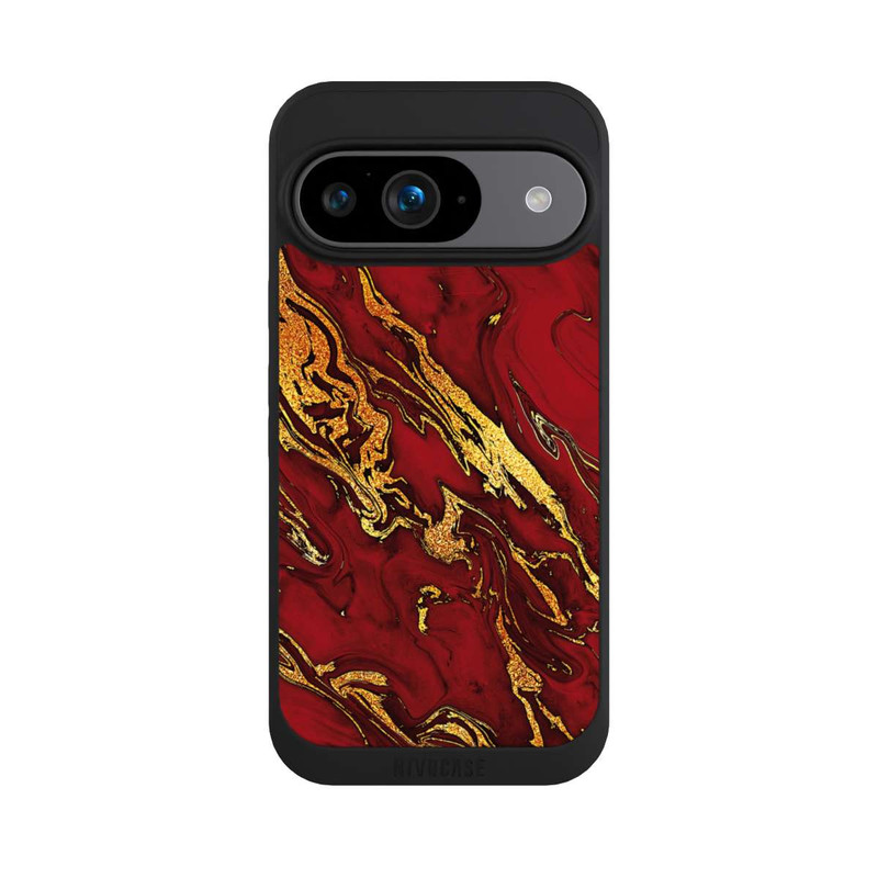 Pixel 9 NIVOpure Rot Gold Marmorlook