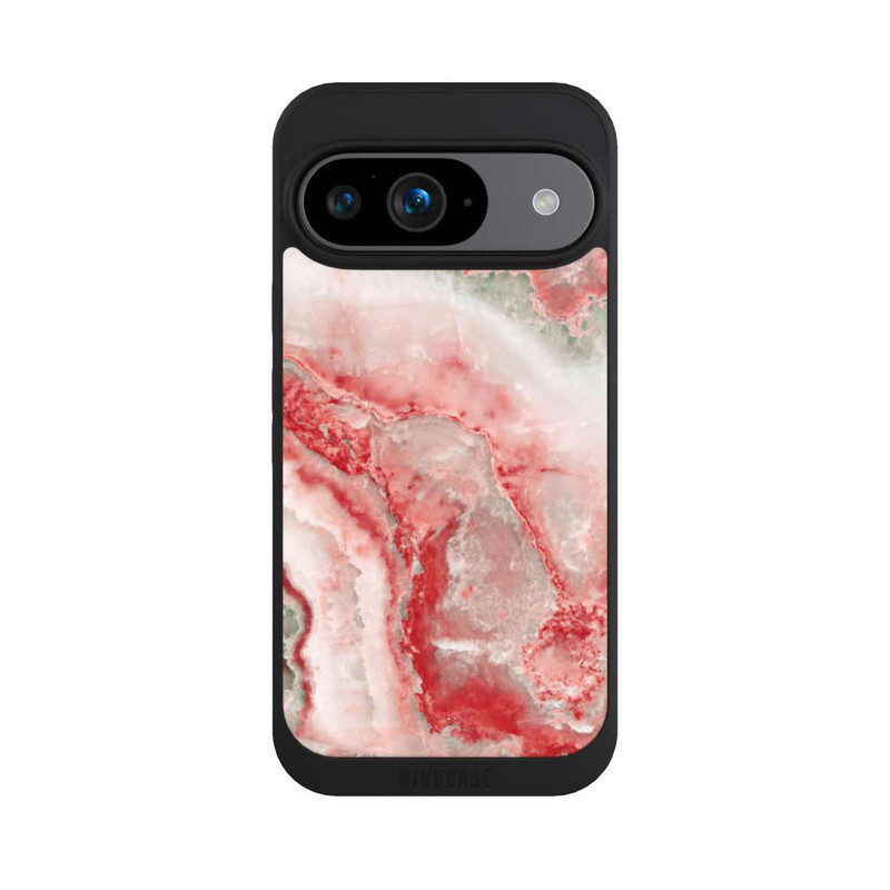 Pixel 9 NIVOpure Marbre Rouge et Blanc