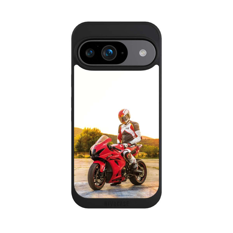 Pixel 9 NIVOpure Rotes Motorrad MDS