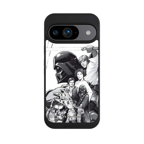 Google Pixel 9 NIVOpure Personnages StarWars - Noir et Blanc