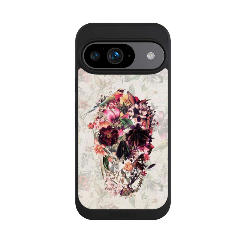 Pixel 9 NIVOpure Blume Vintage Totenkopf