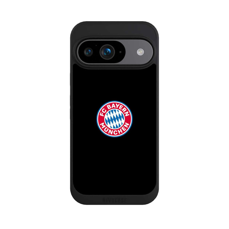 Pixel 9 NIVOpure FCB Logo auf Schwarz