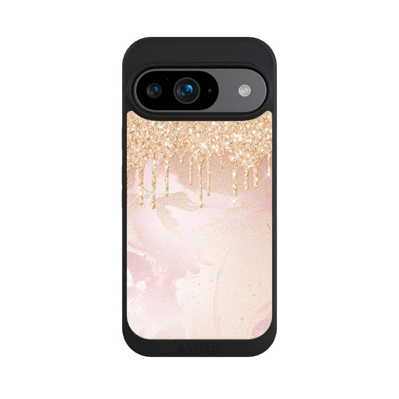 Pixel 9 NIVOpure Gouttelettes Scintillantes Look Rose Gold