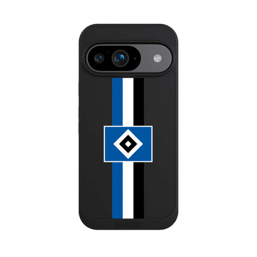 Google Pixel 9 NIVOpure HSV Streifen - Blau-Weiß-Schwarz - ohne Hintergrund