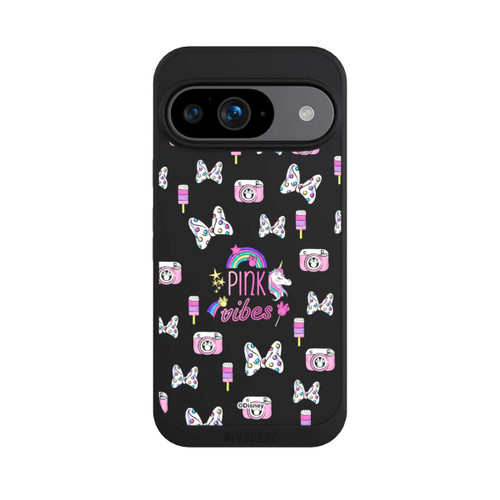 Google Pixel 9 NIVOpure Pink Vibes Transparent