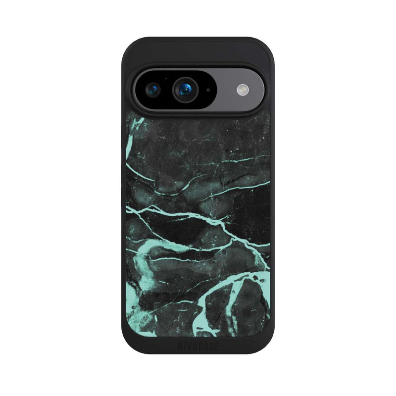 Pixel 9 NIVOpure Marbre gris et bleu