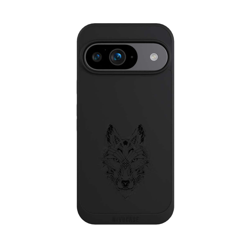 Pixel 9 NIVOpure Wolf Mandala ohne Hintergrund