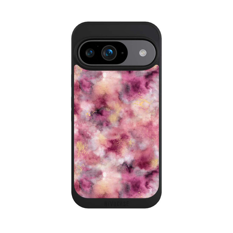 Pixel 9 NIVOpure Rose aquarelle marbré fumé