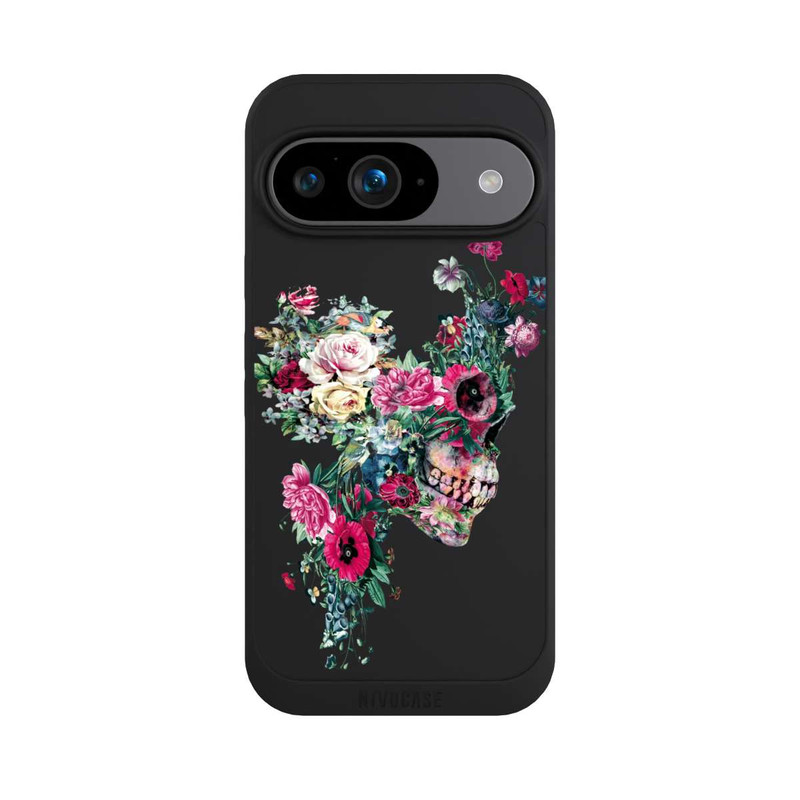 Pixel 9 NIVOpure Blumen-Totenkopf transparent