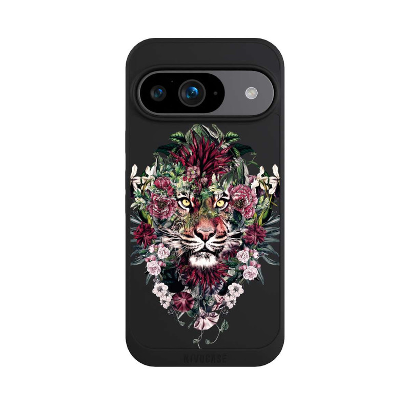 Pixel 9 NIVOpure Tigre floral sans fond