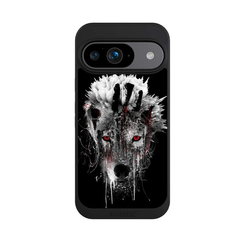Pixel 9 NIVOpure Rote Augen Wolf