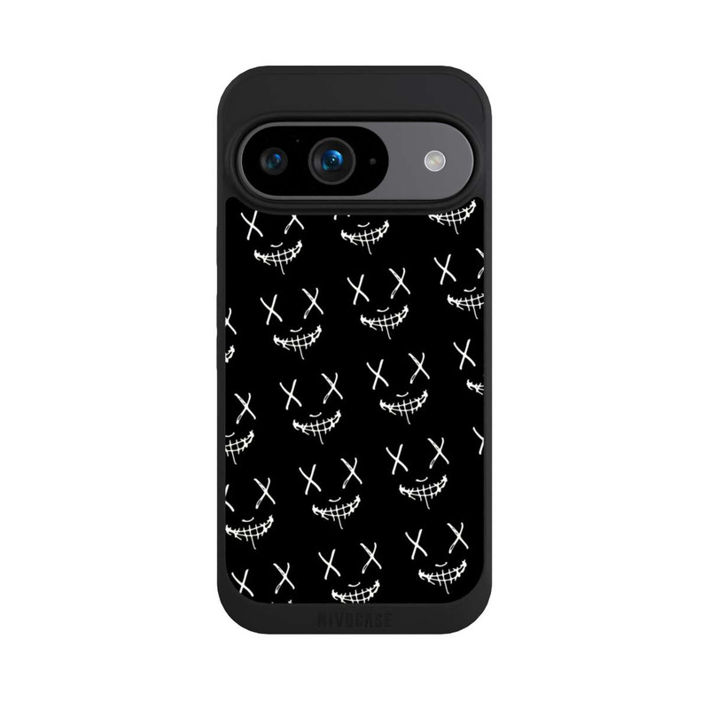 Pixel 9 NIVOpure Maskenmuster Schwarz