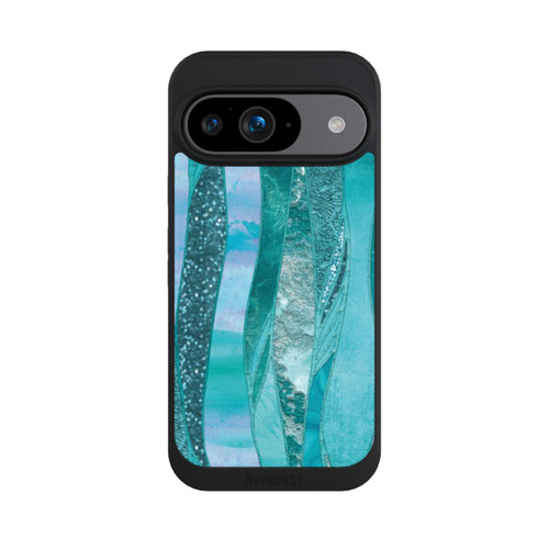 Google Pixel 9 NIVOpure glamouröser Glitzerlook blau