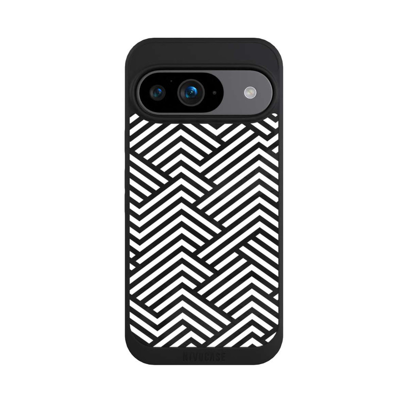 Pixel 9 NIVOpure ZigZag noir et blanc