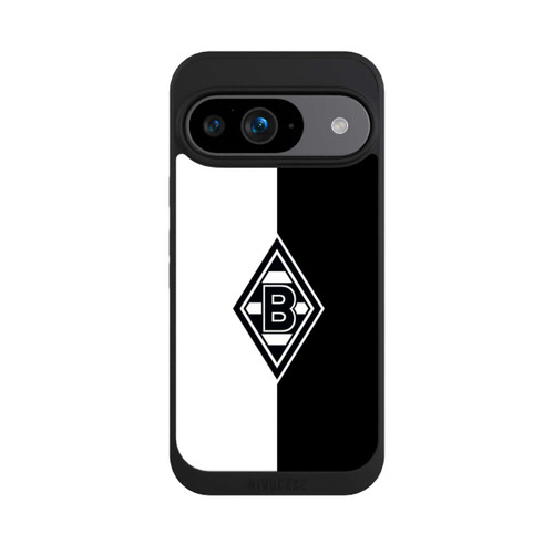 Google Pixel 9 NIVOpure Borussia Raute Schwarz-Weiss