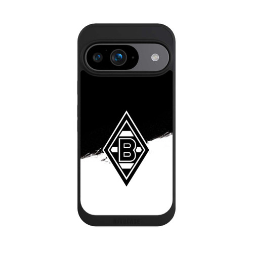 Google Pixel 9 NIVOpure Borussia Scratch Schwarz-Weiss