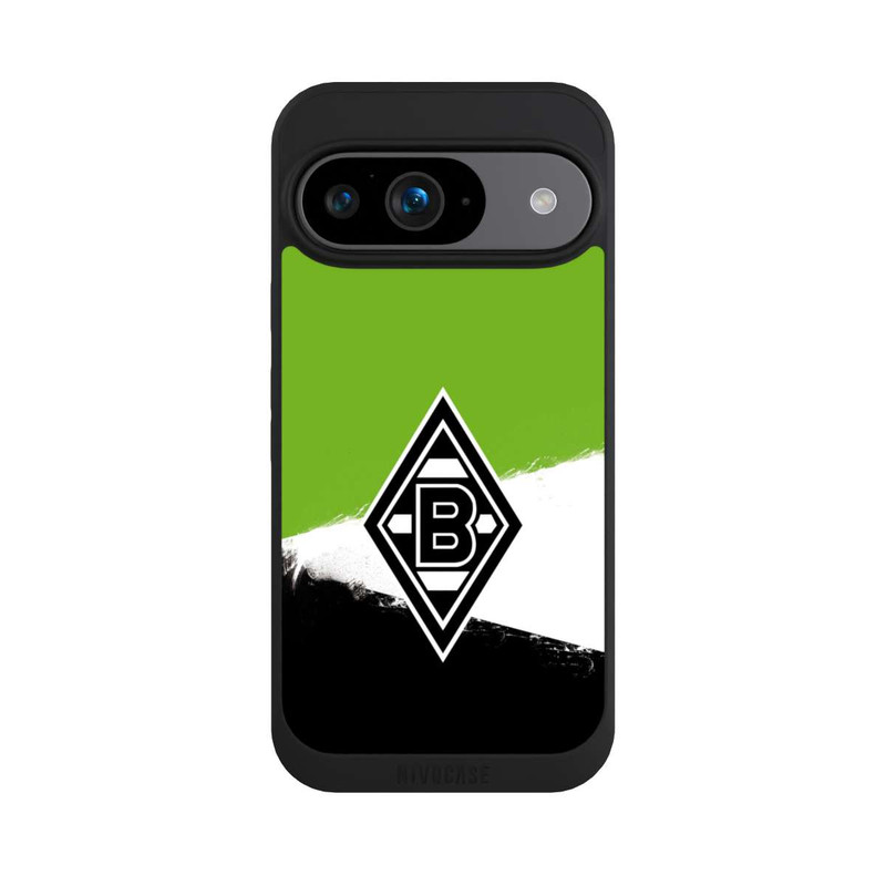 Pixel 9 NIVOpure Borussia Grunge Grün-Weiss-Schwarz