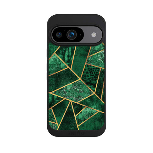 Google Pixel 9 NIVOpure Tief Smaragdgrün Golddruck