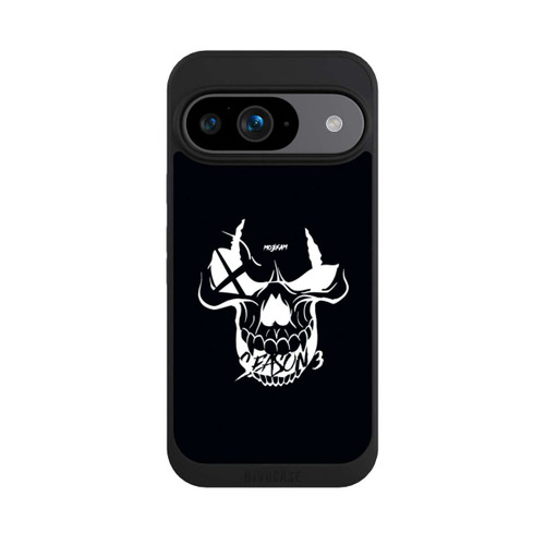 Google Pixel 9 NIVOpure Schädel Schwarz/Weiß