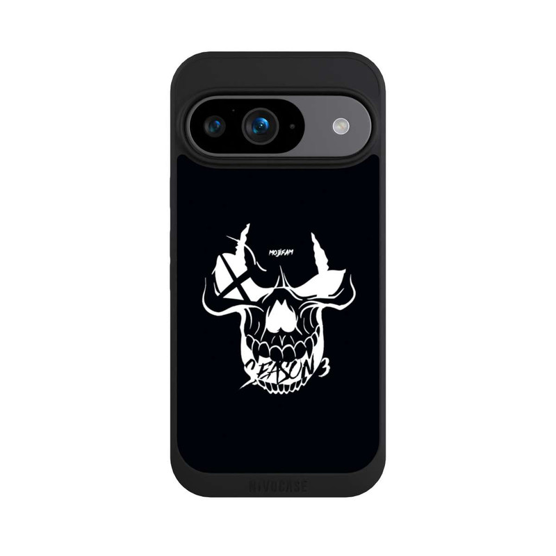 Pixel 9 NIVOpure Schädel Schwarz/Weiß