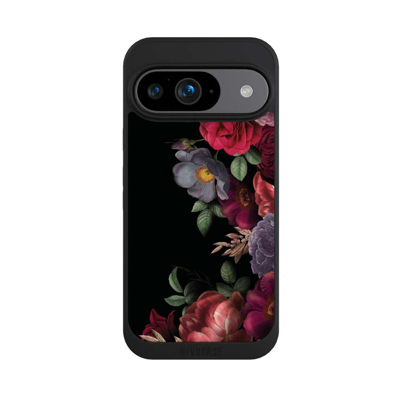 Pixel 9 NIVOpure Fleurs sur noir
