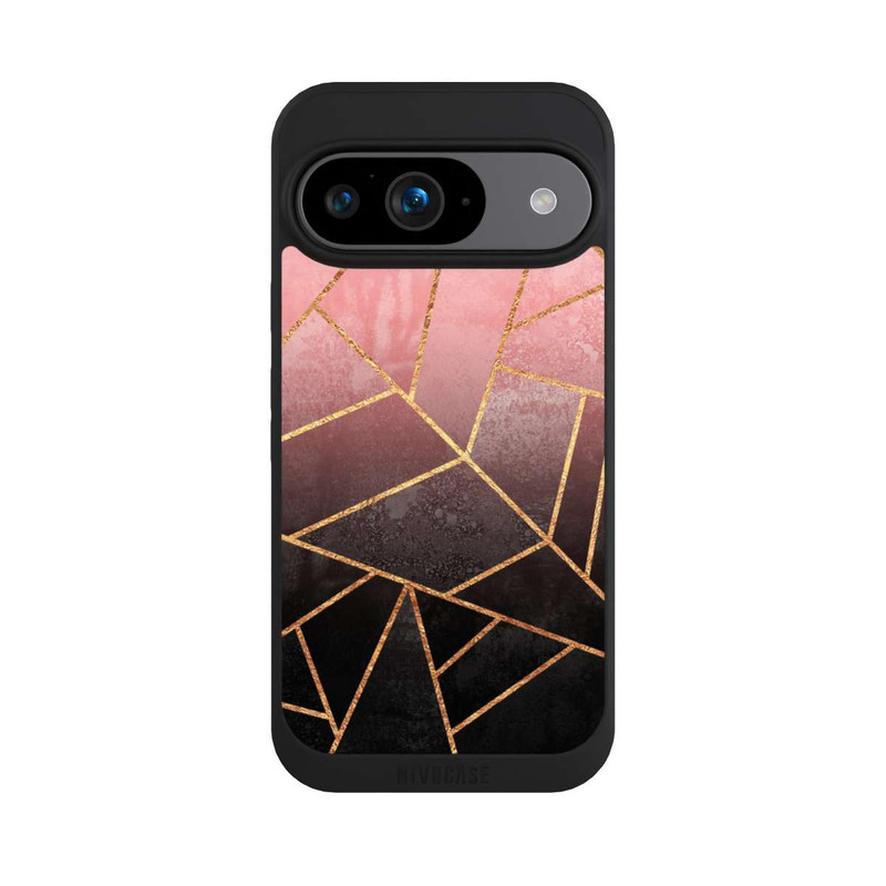 Pixel 9 NIVOpure Imprimé Pierre Or Rose Et Noir