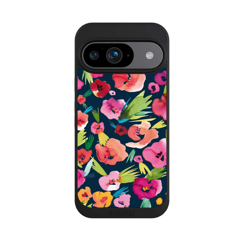 Pixel 9 NIVOpure Fleurs tropicales aquarelles