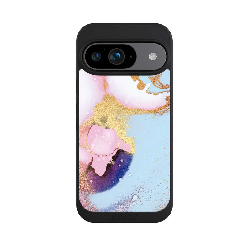 Pixel 9 NIVOpure Pastell Glamour Tintenstruktur