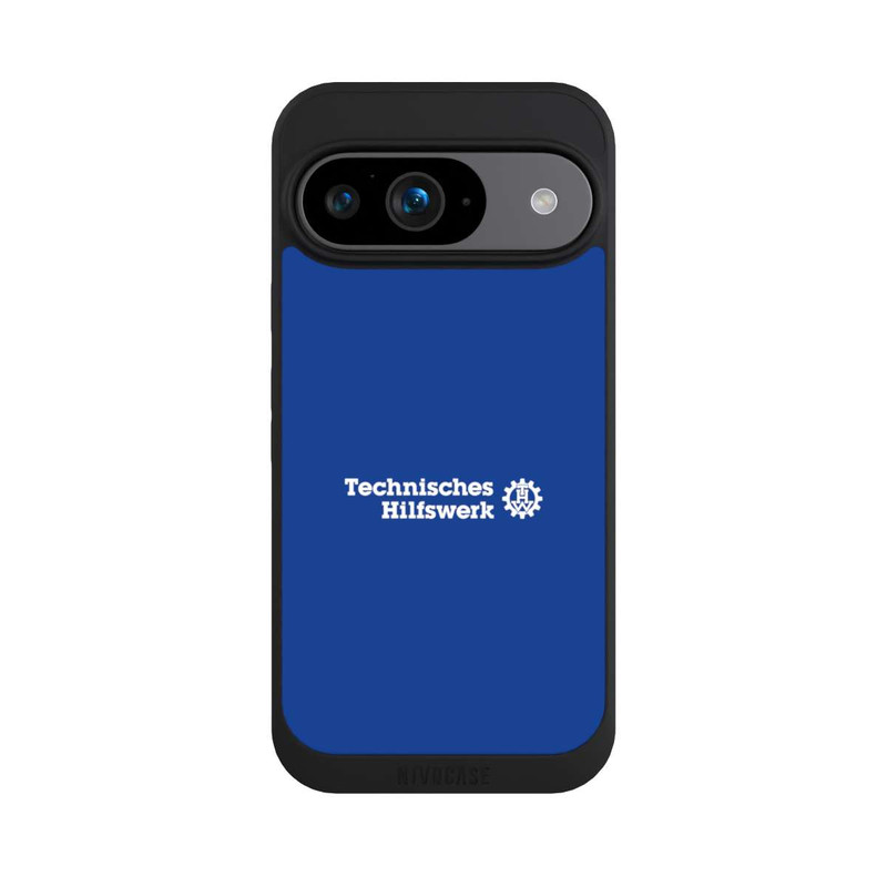 Pixel 9 NIVOpure Technisches Hilfswerk Logo Blau
