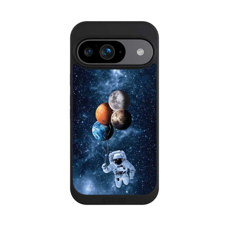 Pixel 9 NIVOpure Astronaut mit Planeten