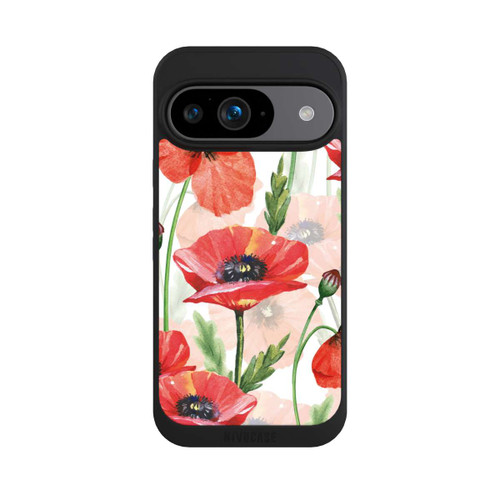 Google Pixel 9 NIVOpure Wasserfarbe Mohnblumen