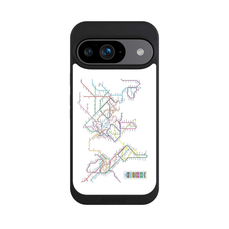 Pixel 9 NIVOpure Carte du métro mondial