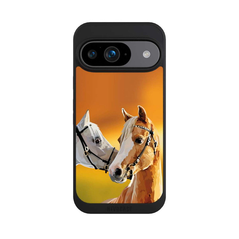Pixel 9 NIVOpure Pferde Zusammen