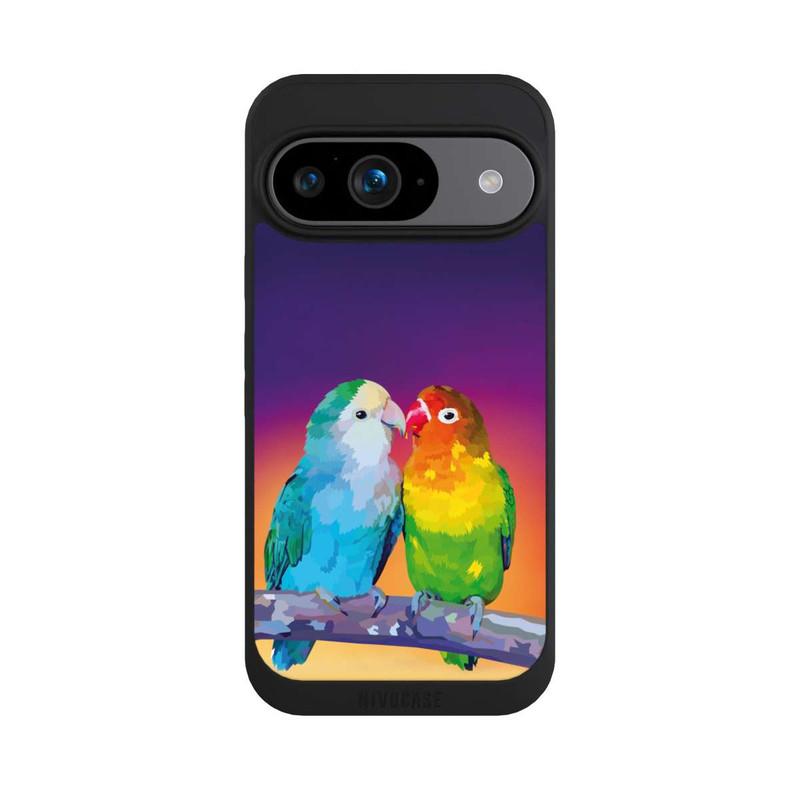 Pixel 9 NIVOpure Oiseaux d'amour colorés