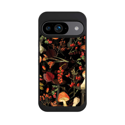 Google Pixel 9 NIVOpure Mushroom Pattern Black
