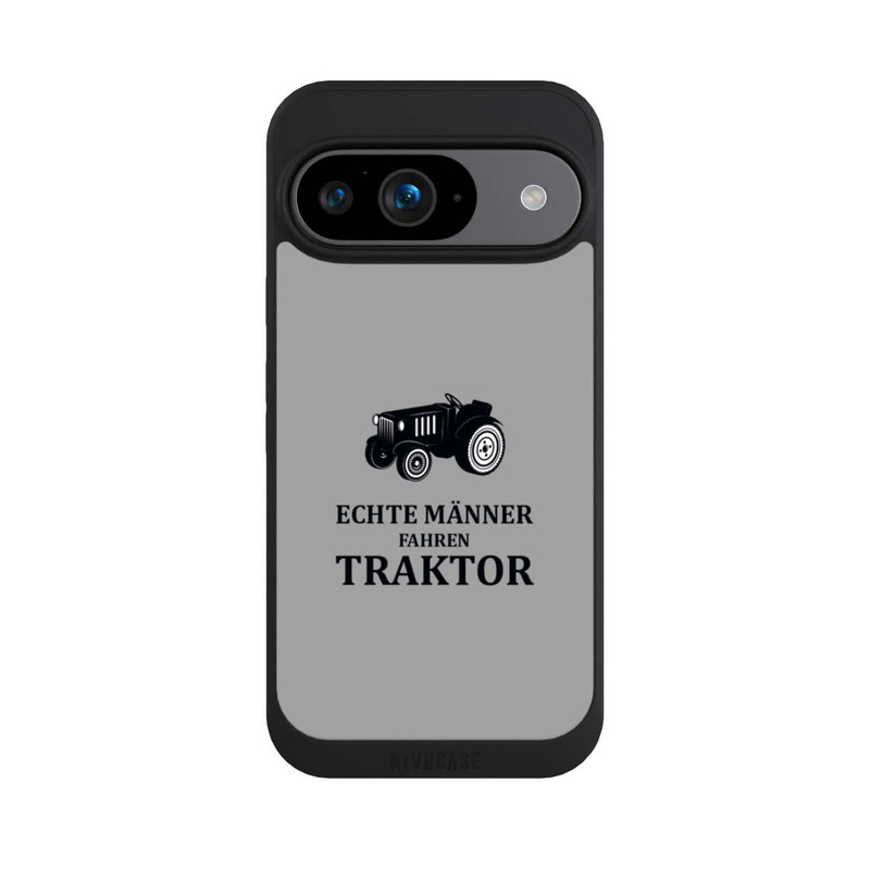 Pixel 9 NIVOpure Echte Männer Fahren Traktor