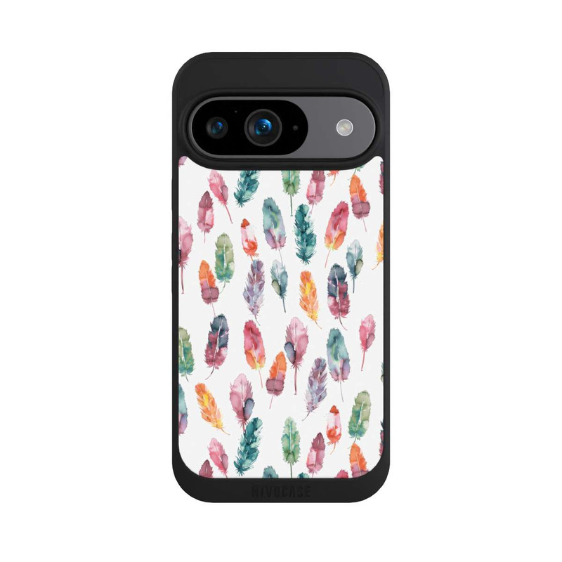 Pixel 9 NIVOpure Aquarellfedern Boho