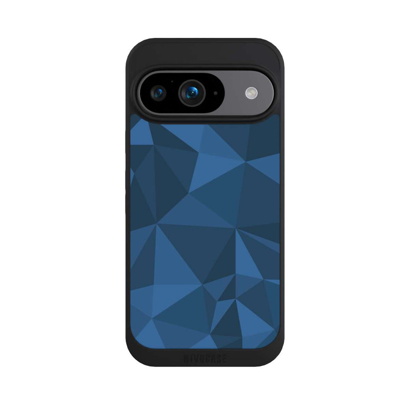 Pixel 9 NIVOpure Polygon Pattern Blue